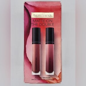 Matte on the double.        full size Gen Nude matte liquid lipcolor duo